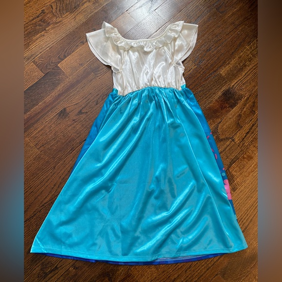 Disney- Encanto- 4T Mirabel Madrigal Costume Dress girl nightgown Floral Design - Picture 6 of 9